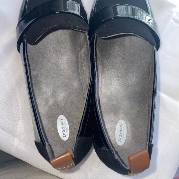 Dr. Scholl's Webster Wedge Loafer Black Patent Leather New Without Box - Picture 9 of 9